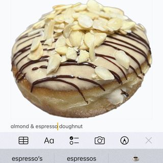 ALMOND & ESPRESSO DOUGHNUT