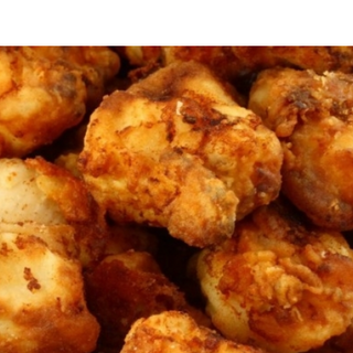 Пилешки хапки с гарнитура