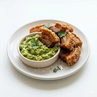 Torreznos Con Guacamole