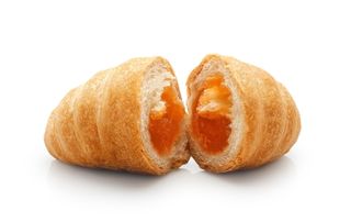 cornetto con marmellata di albicocca