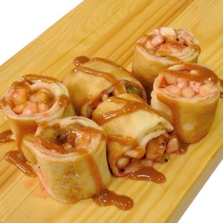 Рол з яблуком, бананом та ківі(150г)