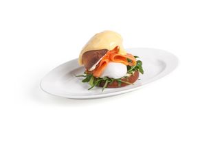 Бенедикт с лососем