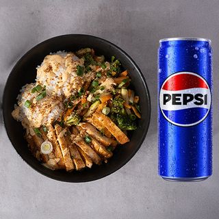 Healthy chicken bowl+Pepsi 0,25L