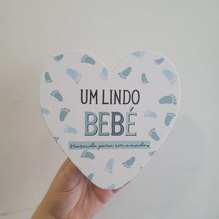 Coração Pequeno "Um Lindo Bebé"