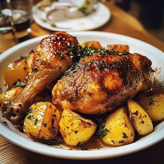 Baked chicken thigh only