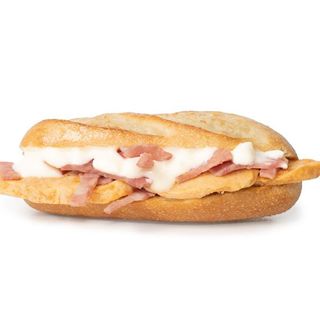 26. Pollo kebab, bacon ahumado y mayonesa