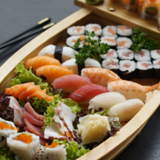 Sushi vassoio 60 pz