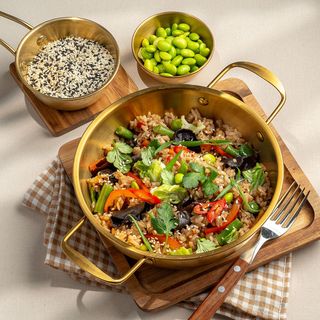 Рис з овочами в азійському стилі