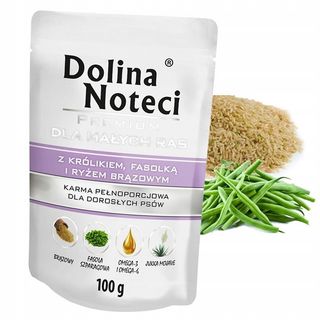 Królik, fasolka i ryż brązowy