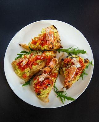 Triángulos De Pan Pizza