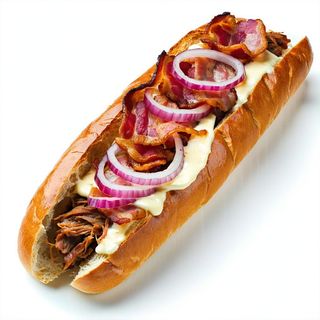 Baguette pulled pork