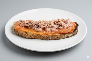 1/2 Tostada De tún