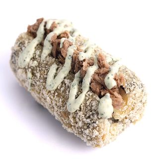 Хот дог з тунцем.