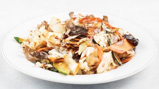 57. Prženo mešano povrće sa crnim pečurkama