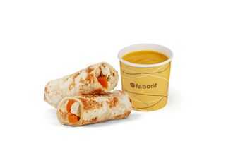 MENU BALANCE WRAP POLLO Y QUESO