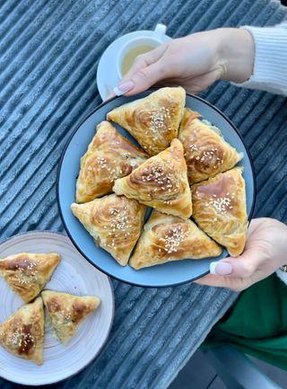 უზბეკური სამოსა.  Узбекская самса .