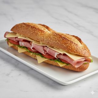 Baguette De Jamón Y Queso