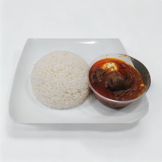 White Rice And Pepper Stew
