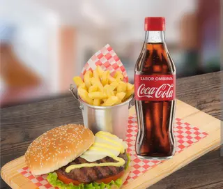 Combo individual hamburguesa.