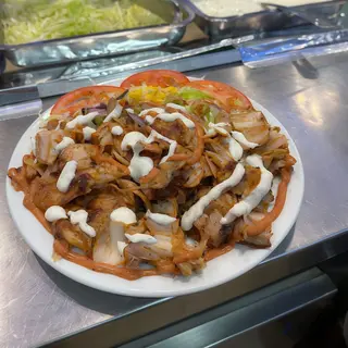 Plato pollo Ensaladas y S/patatas grande