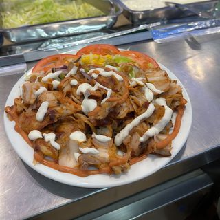 Plato pollo Ensaladas y S/patatas grande