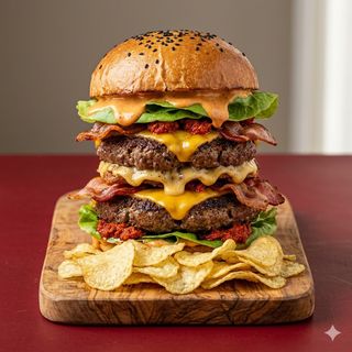 Soffuso burger double
