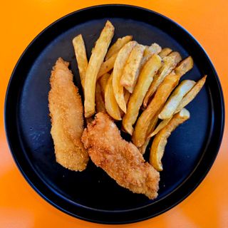 Meniu 4 - Crispy strips din piept de pui 