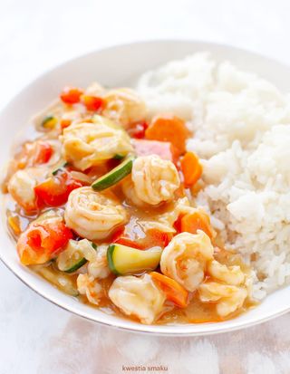 Krewetki duże na ostro