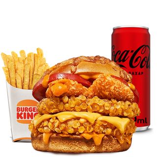 Nacho Lover Чикън Двоен меню