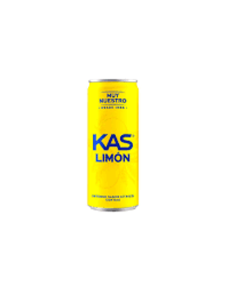 KAS Limón Refresco con gas sabor Limón Lata 330ml