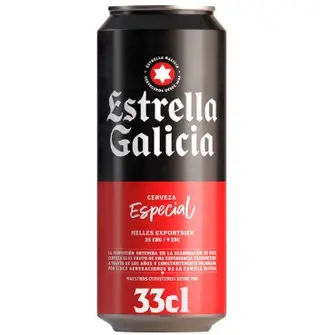 Cerveza Estrella Galicia (330 Ml.)