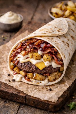 Roll pata burger