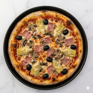 La capricciosa al tegamino