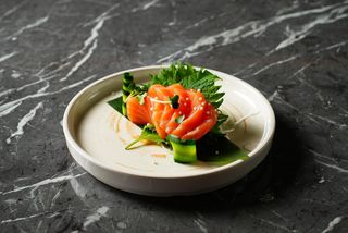 Sashimi sake 5 pezzi