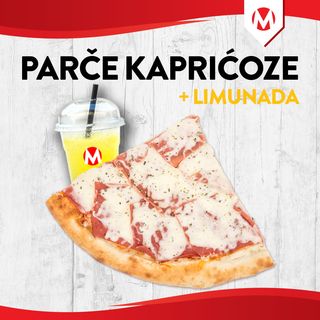 Pizza parče i limunada