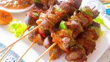 Brochette De Gésier + Attiéké