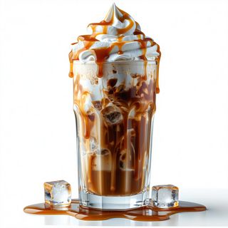 Ice Latte Caramelo com Chantilly
