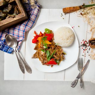 Мясо по-тайский (острое блюдо)