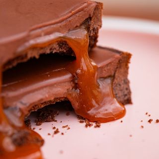 კარამელის და შოკოლადის ტარტი