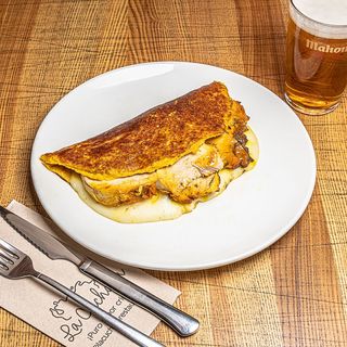 Cachapa Telita con Pernil