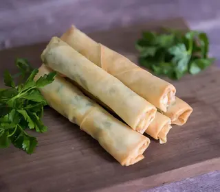 Chicken Tikka Special Indian Roll With Cheese