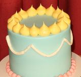 ცისფერი მინი ტორტი