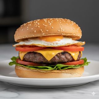 Hamburguesa sencilla