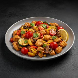 Tigaie picantă de pui