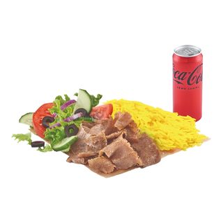 Kebab Box Rice, Coca Cola 0,33l