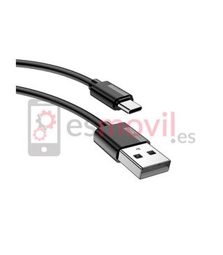 T-Phox Nets Cable USB a Tipo C 2.4 A (1.2 m) negro