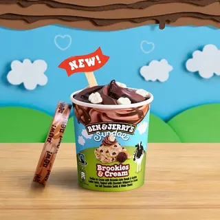 Ben & Jerry's Brookies Vanilla ice cream