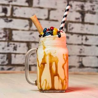 Batido de caramelo salado