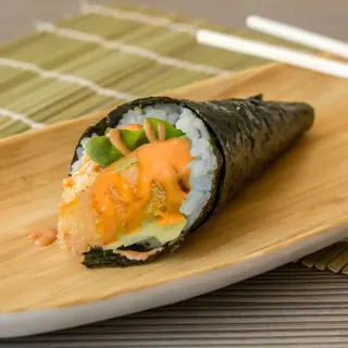 33. Temaki Langostino Frito (1 Ud.)