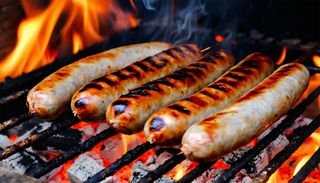 Cârnăciori la grătar